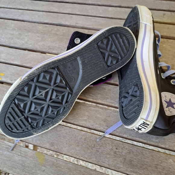 Converse high satin roll down - Picture 3 of 4